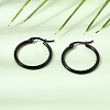 201 Stainless Steel Hoop Earrings SA-CBA4A0D-16EB-A-2