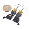 Acrylic & Alloy Dangle Earrings EJEW-JE05596-3