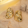 304 Stainless Steel Stud Earrings WG869EB-01-2