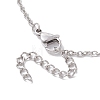 Crystal Stone Cage Pendant Necklaces NJEW-JN04755-03-4