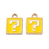 Alloy Enamel Charms ENAM-Q001-08G-01-1