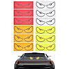 12Pcs 4 Colors PET Self Adhesive Reflective Stickers DIY-NB0016-01B-1