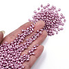 Dyed Opaque Colours Glass Seed Beads SEED-N004-007-05-5