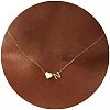 Simple Style Adjustable 316L Surgical Stainless Steel Heart and Initial Pendant Necklaces for Women WG95AEF-14-1
