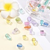 240Pcs 4 Styles Transparent Acrylic Beads TACR-YW0003-47-4
