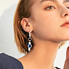 Brass Leverback Earring Findings EJEW-TAC00033-9