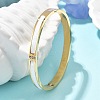 304 Stainless Steel Rhinestone Bangles for Women BJEW-Z092-07G-1