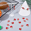 20Pcs 2 Styles Alloy Enamel Beads ENAM-SC0008-24B-4