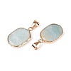 Natural Flower Amazonite Pendants G-N349-04D-G-2