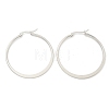 Tarnish Resistant 304 Stainless Steel Big Hoop Earrings EJEW-F105-18P-3