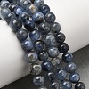 Natural Kyanite/Cyanite/Disthene Beads Strands G-G272-A01-6mm-1