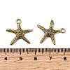 Tibetan Style Alloy Pendants TIBEP-EA306YKG-AG-LF-2
