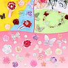 50G Resin Acrylic DIY Accessories Simulation Baroque Style Rose Halo Dyed Mixed Flower DIY Accessories JX581E-6