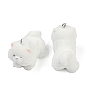Flocky Resin Pendants FIND-A052-07J-2
