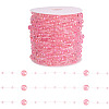 Acrylic Round Beaded Link Chains DIY-MB0007-001E-1