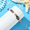 Brass Enamel Fish Charm Bracelets BJEW-JB14062-03-2