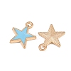 Alloy with Enamel Charms AL-CBA9C31-06G-A-2