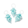 Handmade Lampwork Pendants LAMP-K039-31B-1