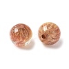 Two Tone Transparent Acrylic Beads OACR-D304-02K-2