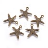 Tibetan Style Alloy Pendants TIBEP-EA306YKG-AB-LF-2