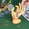 Plastic Mannequin Hand Jewelry Display Holder Stands RDIS-WH0009-013C-3