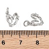 SHEGRACE Valentine's Day Brass Micro Pave Clear Cubic Zirconia Charms XGRQ4N444-704P-3