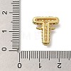 Brass Micro Pave Cubic Zirconia Links KK-I717-04T-3