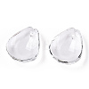 Transparent Glass Petal Beads GLAA-N001-08-4