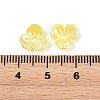 UV Plating Opaque Acrylic Bead Cap OACR-K001-44K-3