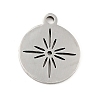 Non-Tarnish 201 Stainless Steel Pendants STAS-E015-07P-1