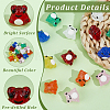 14Pcs 7 Colors Frog Home Decorations LAMP-PA0001-71-6