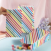 12Pcs Rainbow Color Rectangle Paper Candy Bags ABAG-TA0002-34B-6