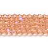 Transparent Electroplate Glass Beads Strands LS-GLAA-F029-4mm-D15-1