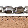 Electroplated Glass Beads EGLA-H002-A-12-4