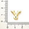 Rack Plating Brass Cubic Zirconia Beads KK-L210-008G-Y-3