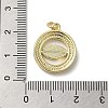 Brass Micro Pave Cubic Zirconia Pendants KK-Q808-03G-3