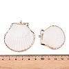 Natural Scallop Shell Pendants SSHEL-N038-14-3