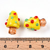 Handmade Lampwork Bumpy Beads LAMP-T022-02A-01-5