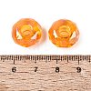 Transparent Acrylic European Beads OACR-E033-25J-3