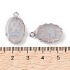 Natural Quartz Crystal Oval Pendants G-C102-07P-01-3