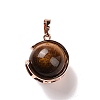 Natural Tiger Eye Pendants G-A212-01RG-03-2