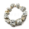Raw Rough Natural Seaame Jasper Beads Strands G-Z087-B03-3