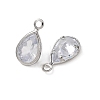 Brass Glass Pendants KK-C253-05P-2