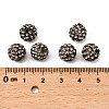 Polymer Clay Rhinestone Beads RB-C1438-10mm-A12-3