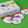 DIY Floral Coaster Display Decoration Crochet Kit PW-WGBADF2-01-1