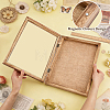 Wall-mounted Wooden & Acrylic Plant Specimen Box AJEW-WH0752-475-3