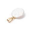 Natural Keshi Pearl Pendants PALLOY-JF04829-4