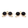 Eco-Friendly Zinc Alloy  Pendants X-ENAM-R051-05-01G-NR-2