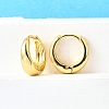 Brass Chunky Hoop Earrings for Women EJEW-G297-20G-5