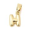 Brass Letter Charms KK-G554-22G-H-1